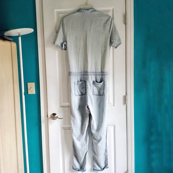 Lou & Grey Jean Jumpsuit EUC - Picture 2 of 12